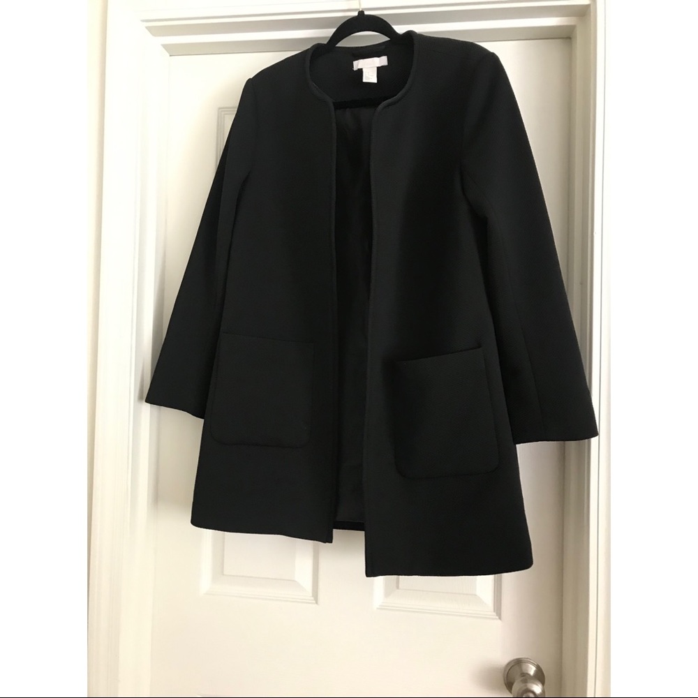 H&M black coat